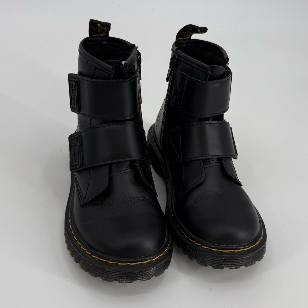 Dr. Martens Junior 1460 Easy On J Double Strap Boot | Black | Kids' UK 13 / US 1